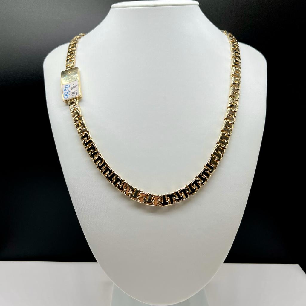 100g Chino Bar Chain 10k – D'Oro Jewelers