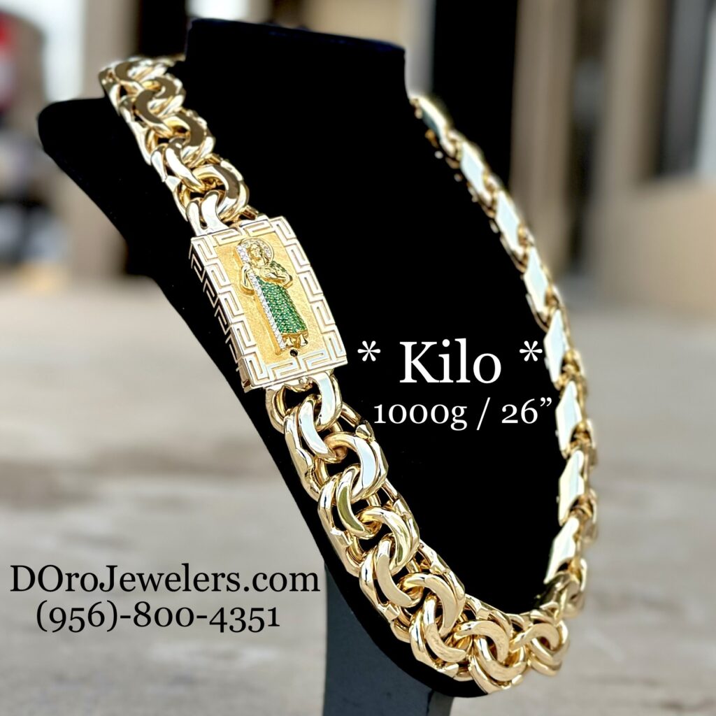 Closed Chino Link Chain 1000g 10k – D'Oro Jewelers